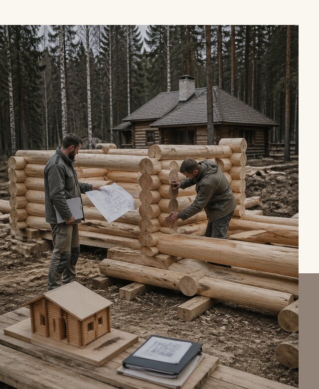 Проектирование и строительство домов из бревна в Димитровграде