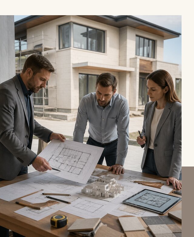 Проекты домов 8 на 10 с тремя спальнями под ключ в Димитровграде